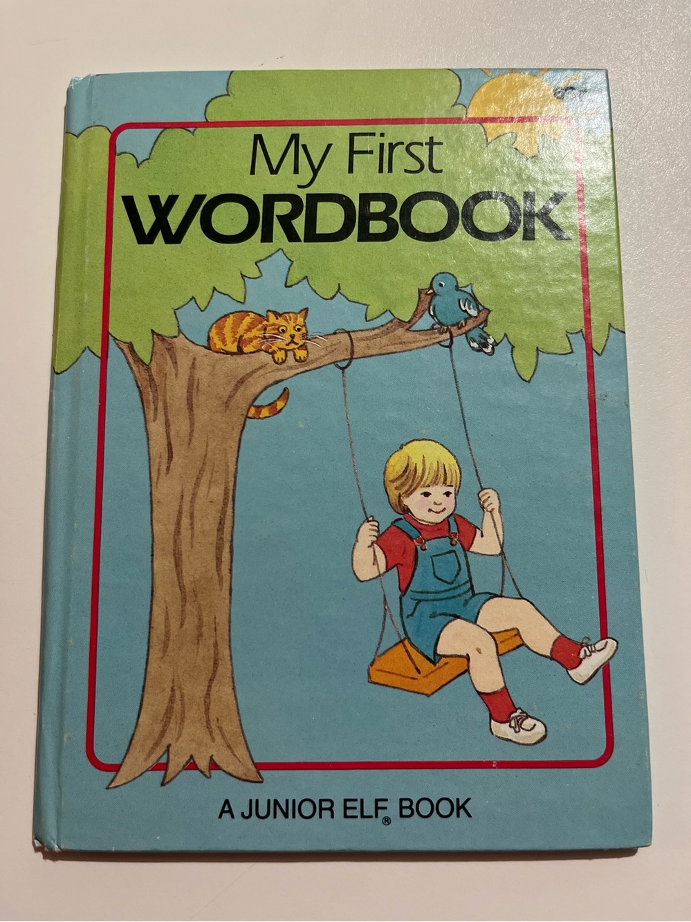 Vintage 1987 My First Wordbook | Junior Elf | Checkerboard Press